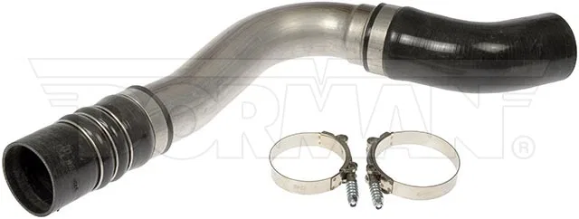 667-030 – DORMAN Turbocharger Intercooler Pipe, OE Replacement 25.2 Inch Length 3-1/2 Inch Outside Diameter Black Ste...
